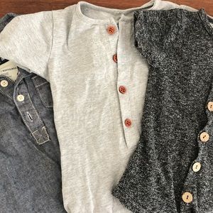 Cotton Boys Summer Rompers